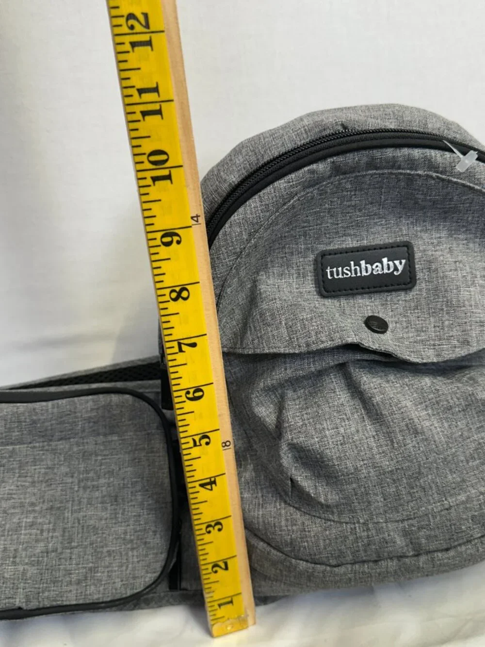 Tushbaby Hip Belt Bag Grey with Extender
